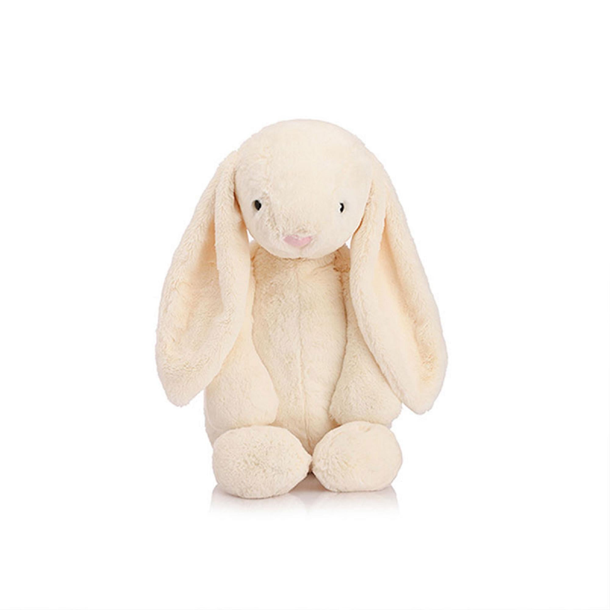 Animal Adventures Briwn & White Long Ear Bunny Rabbit Plush Stuffed Animal NWT