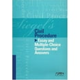 thumbnail image 1 of Pre-Owned Siegel's Civil Procedure: Essay And Multiple-choice Questions And Answers (Paperback) 0735556849 9780735556843, 1 of 1