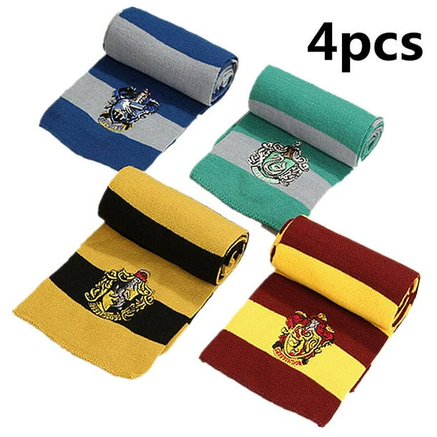 Corbata Slytherin para niños y adultos, traje de Cosplay de estilo universitario, bufanda y guantes, suministros de fiesta