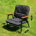 thumbnail image 2 of Portable Camping Chairs, Large Ultralight Backpacking Chair for Outdoor Camp, Foldable Chair for Beach, Travel, Outside Camping, Hiking, Black, 2 of 7