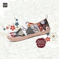 thumbnail image 2 of UIN Women's Art Travel Shoes Loafers Fashion Canvas Comfort Wide Toe Casual Slip On Mules, 2 of 6