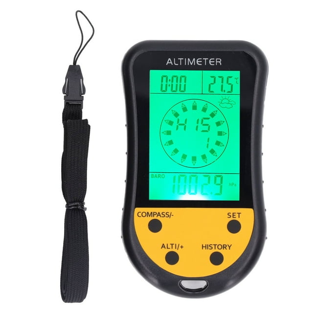 Digital Altimeter 8 in 1 Multifunction Barometer Thermometer Weather Portable Sensor