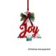 thumbnail image 4 of Billuyoard Colgante de Navidad Chimenea Árbol de Navidad Decoración colgante Festival de vacaciones Atmósferas Pieza de Regalo Escaparate Puerta Kits de decoración para fiestas Árbol Billuyoard HA069785-03, 4 of 6
