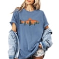 thumbnail image 3 of Trout Fishing Shirt for Men and Women Fish Sunset Tree Line Unisex Graphic T-Shirt Blue Jean Shirt Adult Large, 3 of 4