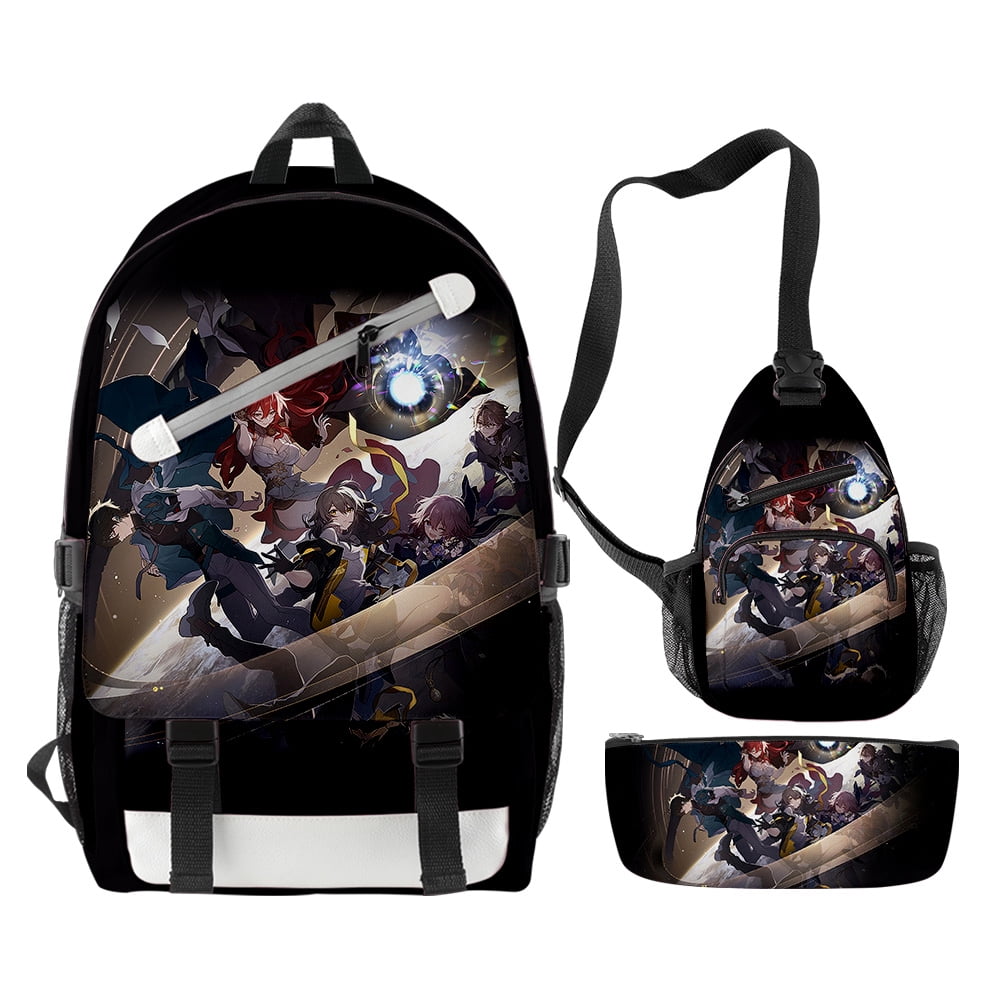 Honkai Star Rail Backpack Sets 3d Oxford Boys Girls colorful cute
