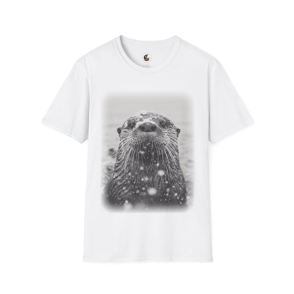 Whimsical Winter Otter Tee  - Comfort Wear and Wildlife Care