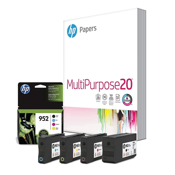 HP 952 KCMY Ink and HP MultiPurpose Paper OVP Pack