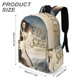 thumbnail image 3 of Leyenda del Buscador Aventura-theme Backpack, Campus style schoolbag Bookbag with Adjustable Shoulder Straps And Large Zip Compartment, Unisex Travel Bags.42x30x15cm, 3 of 6