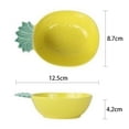 thumbnail image 2 of Hamster Food Water Bowl Ceramic Feeding Bowl Pet Feeder Dish Food Dispenser, 2 of 5