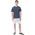 thumbnail image 2 of Fish N Vibe Men's Short Sleeve Fishing Performance Outdoor Graphic T-Shirt, Crown Blue, L, 2 of 7