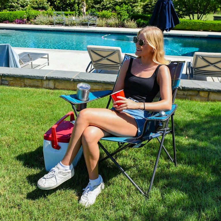 Equip Comfort Click Chair, Foldable Outdoor Seating with Mesh Back