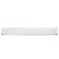 thumbnail image 4 of WAC Lighting Metro 27" 1-Light Aluminum Bathroom Vanity and Wall Light in Chrome, 4 of 5