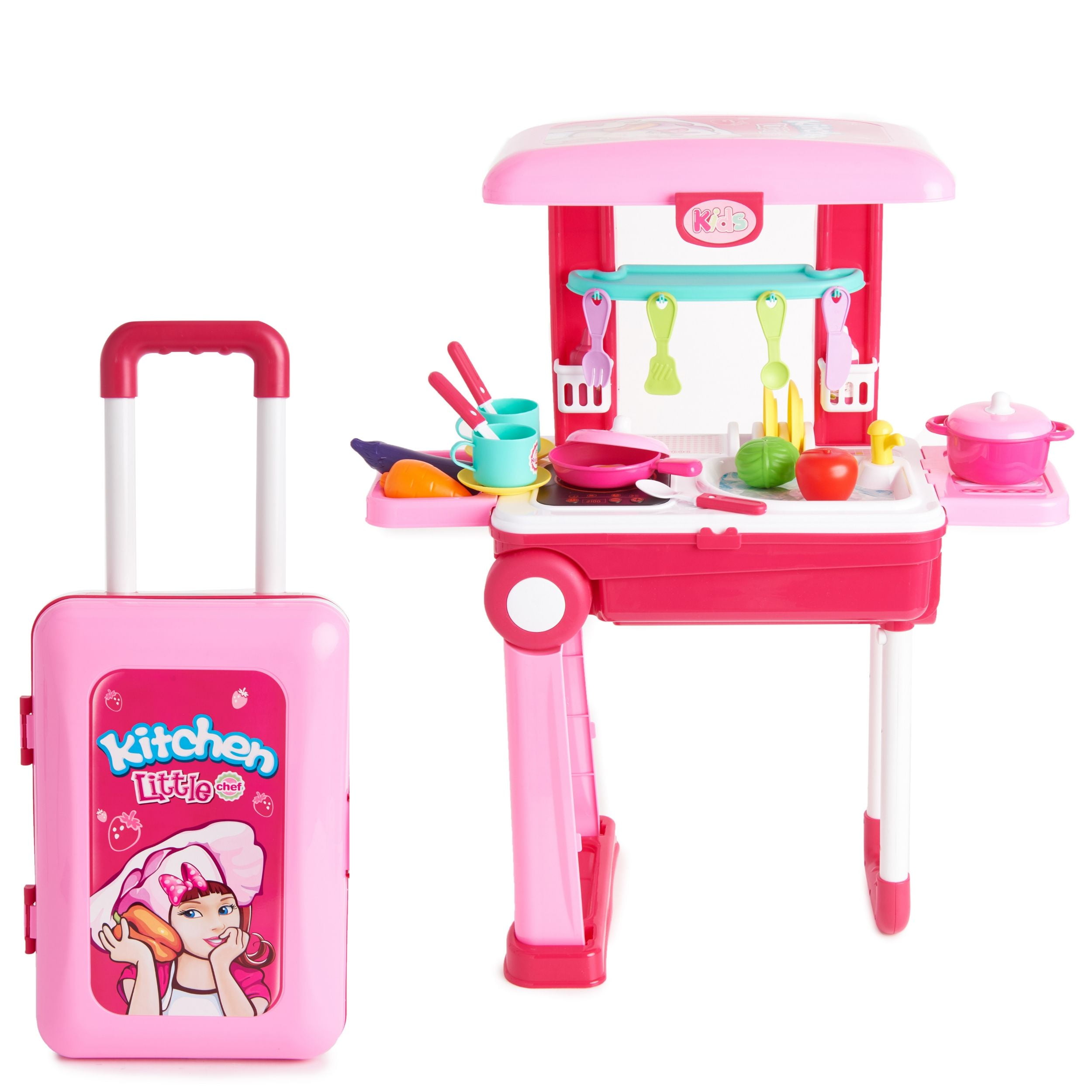 suitcase kitchen set