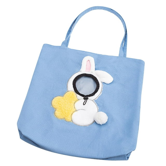 <p>Pet Shoulder Bag, Portable Adjustable Elastic Opening Cute Cat Carrying Bag Breathable For Walking</p>
