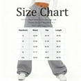 thumbnail image 3 of Garbnen Fleece Sweatpants Women Straight Leg Elastic Waist Drawstring Women Joggers Winter Warm Flannel Plush Thermal Women's&nbsp;pants with Pockets, 3 of 4