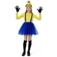 thumbnail image 2 of Joyfy Halloween Kids Costume Accessories Set with Goggles/Beanie/Yellow Tutu Shirt/Suspenders/Gloves for Halloween Fancy Party Dress up Cosplay, 2 of 9