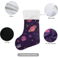 thumbnail image 3 of GZHJMY Christmas Stocking, Personalized Space Planet Large Candy Stocking Hanging Gift, 2 PCS Xmas Stockings Decoration for Family Holiday Party Ornaments Decor Fireplace, 3 of 7