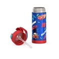 thumbnail image 3 of Thermos Stainless Steel Vacuum Insulated FUNtainer Bottle with Covered Straw, Cars, 14oz, 3 of 8