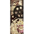 thumbnail image 3 of Gango Home Decor Old-Fashioned Movie Entertainment Wall Art; Two Black 8x18in Unframed Paper Prints, 3 of 6