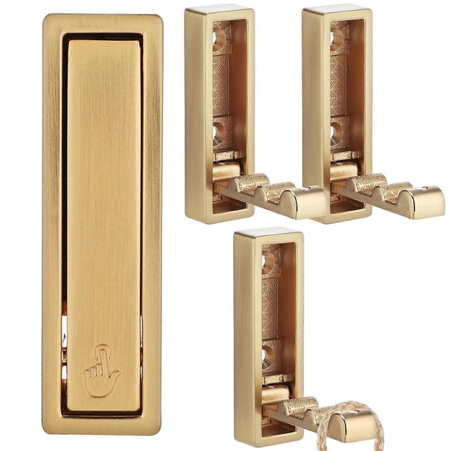 Foldable Wall Hook Zinc Alloy Mounted Wall Hook 4Pcs for Home Organization