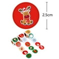 thumbnail image 2 of Merry Christmas Holiday Stickers Labels Christmas Tags Envelope Seals 1inch/1.5inch, 2 of 5