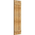 thumbnail image 2 of 16 1/8"W X 54"H Timbercraft Three 5 3/8" Boards Joined Board-N-Batten Shutters, Rough Sawn Western Red Cedar (Per Pair), 2 of 13