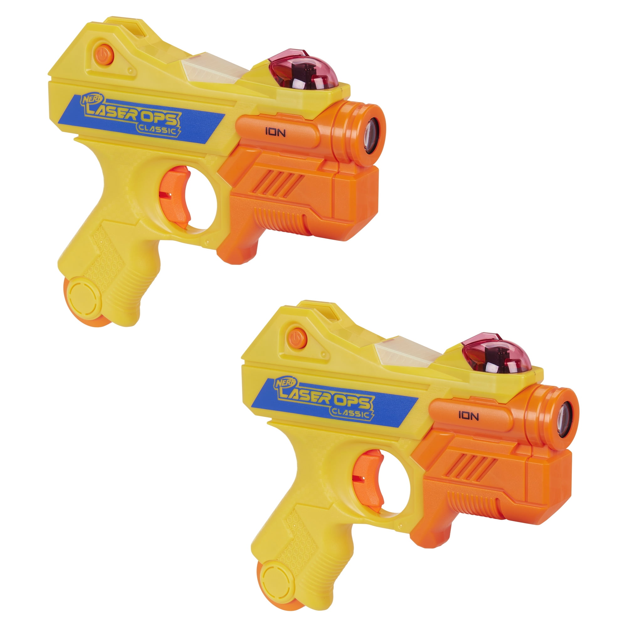 2 Nerf Nite Finder Blaster Guns With Red Dot Laser Sight BUNDLE Pair Blasters 