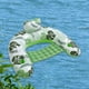 thumbnail image 1 of Silla flotante para piscina Perfecl con portavasos y colchón pleg Verde, 1 of 8