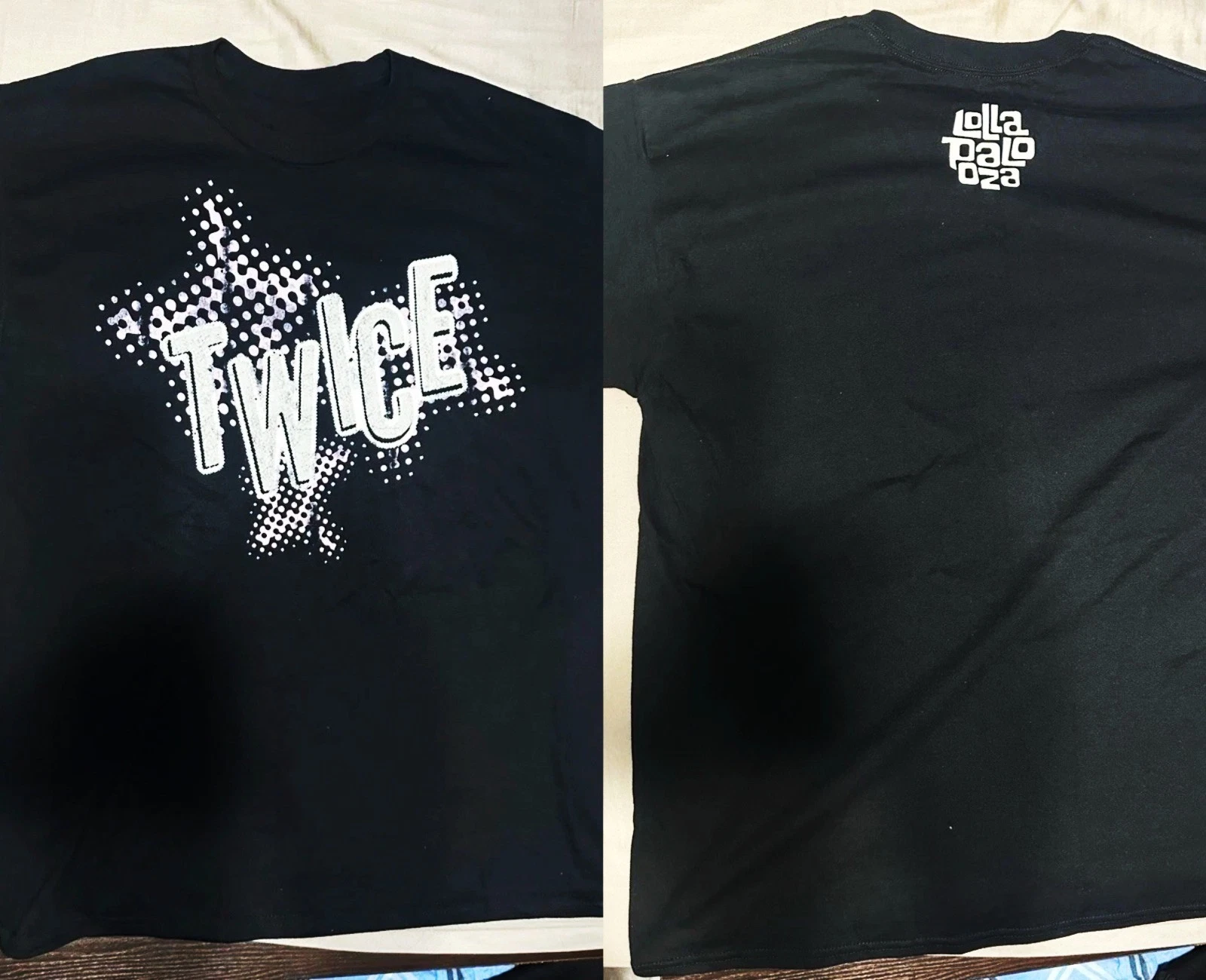 TWICE Lollapalooza 2025 ホワイトTシャツ X L 新品 TWICE Lollapalooza 2025 ホワイトTシャツ X L 新品 - メルカリ