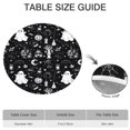 thumbnail image 6 of Vintage Halloween Elements Pattern Round Fitted Tablecloth with Elastic Edge,Dining Table Cover Waterproof,Outdoor Round Tablecloth for Camping,Dining,Indoor and Outdoor, 6 of 7