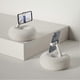 thumbnail image 4 of Adjustable Phone Angle Plush Pillow Phone Stand - Portable Holder for Desktop Bed Sofa, 4 of 5