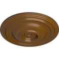 thumbnail image 3 of Ekena Millwork 14 3/4"OD x 1 3/4"P Traditional Ceiling Medallion (Fits Canopies up to 4"), Hand-Painted Smokey Topaz, 3 of 6