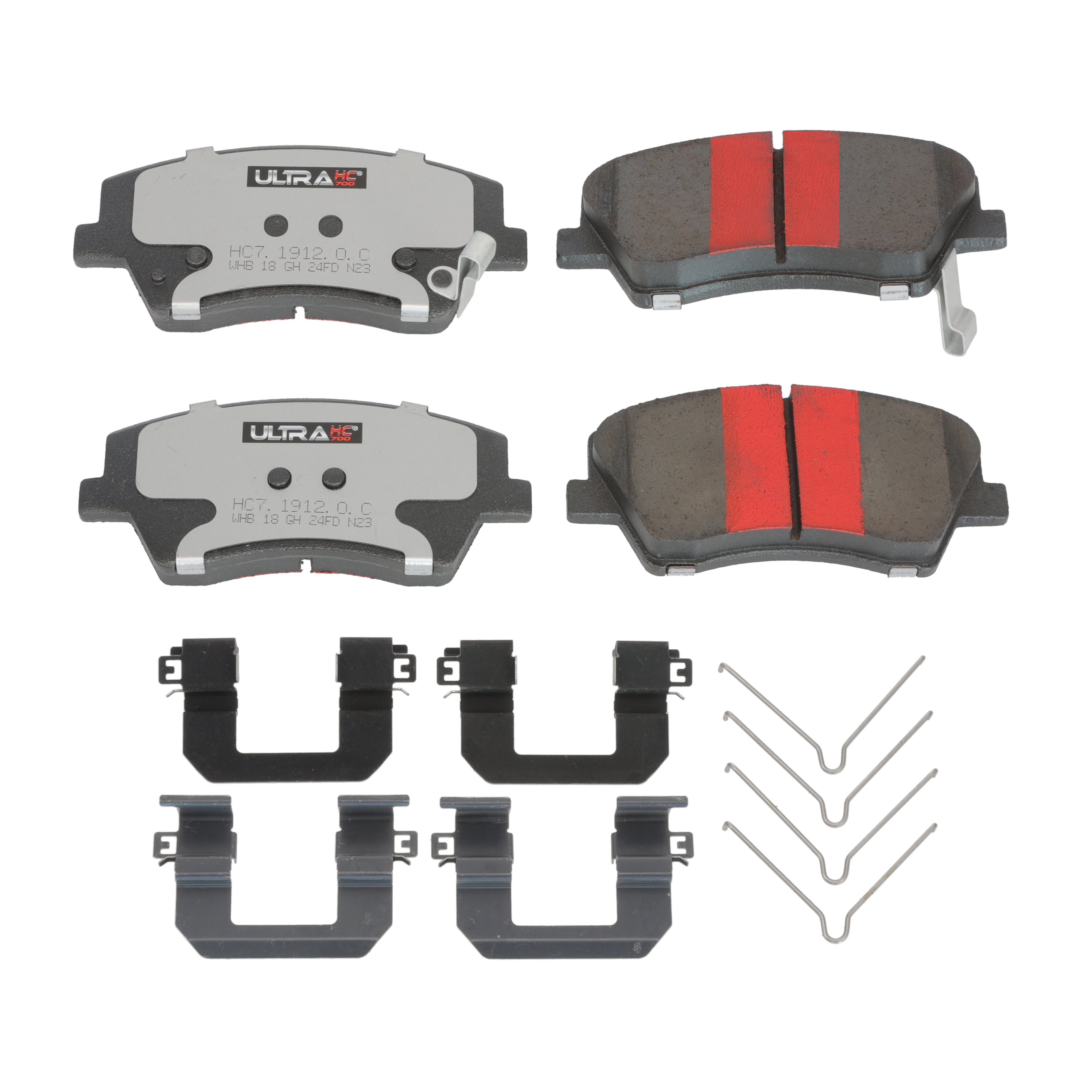 UltraHC 700 Brake Pad Set, Front HC7.1912.0.C, Hyundai Elantra 2020-2017