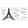 thumbnail image 4 of Eiffel Tower Piggy Bank, Eiffel Tower Paris is Always an Idea Tourism Locations Love, Ceramic Coin Bank Money Box for Cash Saving, 3.6" X 3.2", White and Black, by Ambesonne, 4 of 4