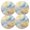 Multi, variant on Ryvnso Blue and Yellow Marble Round Plate Mats Dining Table Placemat Set of 4 for Holiday Decoration