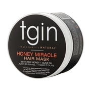 Thank God Its Natural (Tgin) Honey Miracle Hair Mask Deep Conditioner, Moisturizing, 12 oz