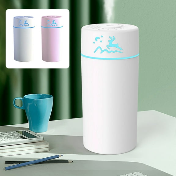 VBODN Humidifier,Humidifier for Room Cool Mist,Small Humidifiers for Bedroom,Air Humidifier,For Office,Car,Room With Night - Quiet Mini Humidifier