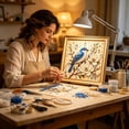 thumbnail image 3 of Luckky Hummingbird Pearl Art DIY Kit,Framed Elegant Bird and Flower Diamond Painting Kit,Pearl Diamond Art Supplies for Adult Beginners and Enthusiasts,Handmade Gift & Home Wall Decoration, 3 of 5