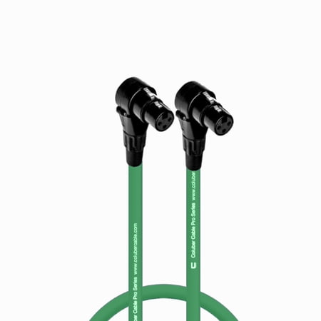 Coluber Cable - Right Angle XLR Female to Right Angle XLR Cable Female