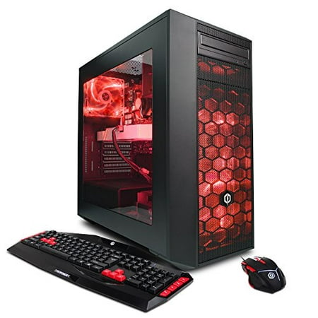 CYBERPOWERPC Gamer Xtreme GXi10060A Desktop Gaming PC (Intel i5-7400 3.0GHz, NVIDIA GT 730 2GB, 8GB DDR4 RAM, 1TB 7200RPM HDD, Win 10 Home), (Best Type Of Internet For Gaming)