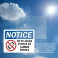 thumbnail image 6 of (2 Pack) No Cellular Phones Or Camera Phones Sign, 6 of 7