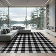 thumbnail image 2 of ODIKA 8'x10' Washable Area Rug Non-Slip Chair-Friendly Mat Under Farmhouse Tartan Gingham Doormat Layering Plaid Checkered Refined for Dining Room, Large Office, Lounge, 2 of 7