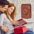 thumbnail image 3 of Waterproof Vintage Style Camera Case forMini EVOMini EVO, Strong PU Leather, Protective with Detachable Strap, Scratch Resistant , Easy Access Flip Cover, 3 of 7