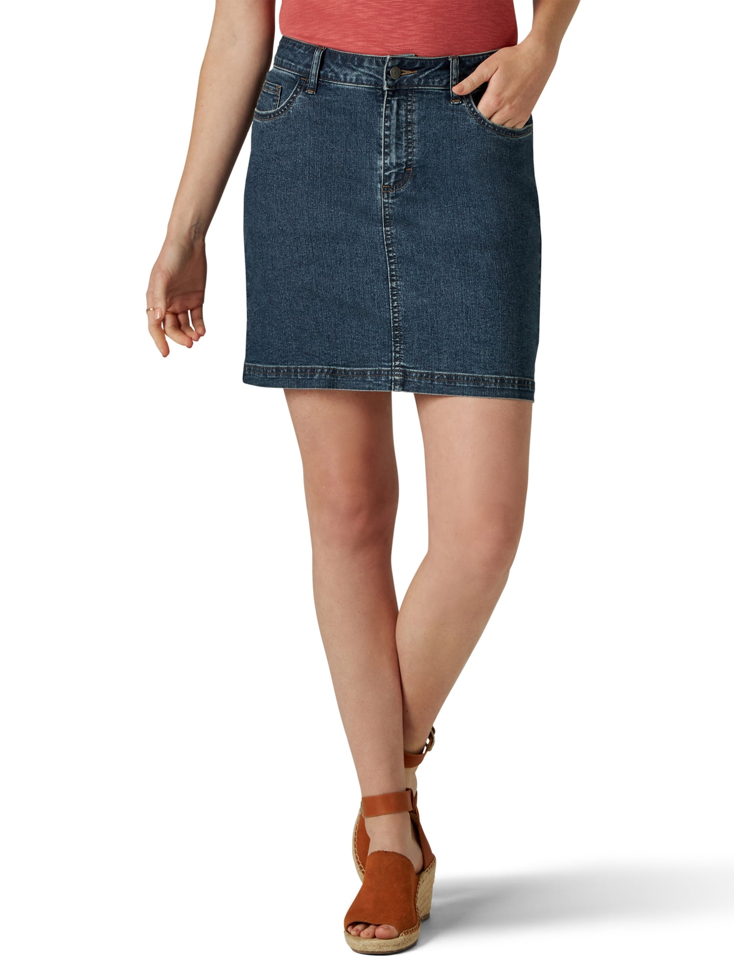 riders by lee denim skirt