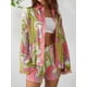 thumbnail image 3 of Conjunto de pijama de primavera y verano para mujer, blusa estampada de manga larga y pantalones cortos holgados, ropa de dormir para estar en casa, 3 of 6