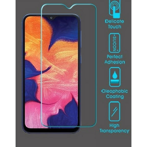 Samsung Galaxy A10E Screen Protector Premium Shockproof 3D Tempered Glass LCD Screen Protector Tempered Glass COVERAGE Guard [0.3mm Ultra Thin 9H Hardness 2.5D Round Edge] for Galaxy A10 E /A102