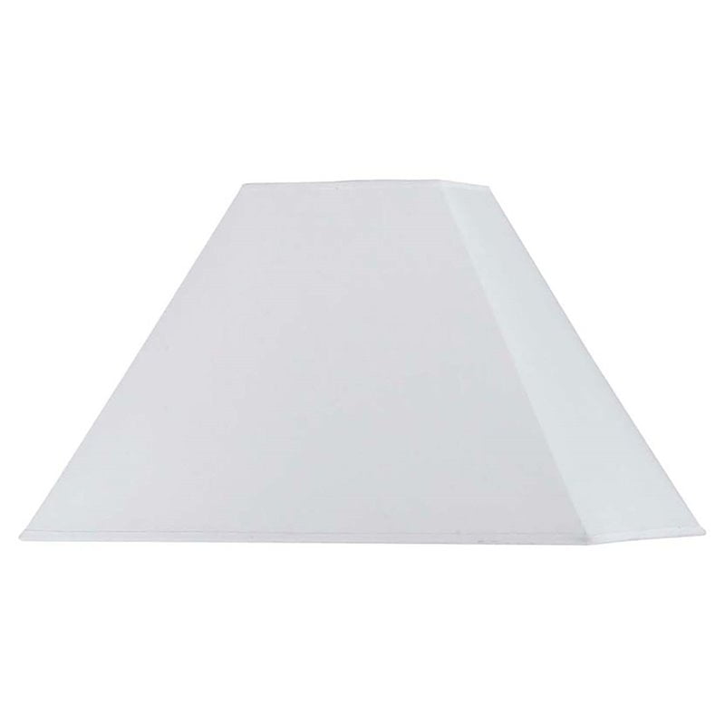 Cal Lighting 11" Rectangular Modern Fabric Lamp Shade with Rolled Trim