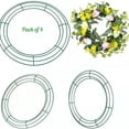thumbnail image 7 of Metal Wreath Frame, Sturdy Round Wire Wreath Form for DIY Craft Projects, Ideal for Making Christmas, Halloween, Year - Round Wreaths and Home Decor - Green,20cm, 7 of 7
