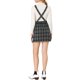 thumbnail image 3 of Vestido casual con tirantes ajustables de estampado a cuadros para mujer Inspire Chic S Amarillo, 3 of 6