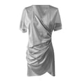 thumbnail image 4 of Afdoent Women's Dresses Elegant V Neck Mesh Sequin Bodycon Dress For Sleeveless Party Evening Gown Boho Beach Dress, 4 of 4
